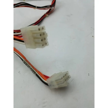 White plastic 16 pin female connector with red orange black and white wires pin connector tyco 1753345-1 2005