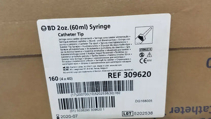 BD 160 (4x40) Piece BD 60ml Syriinge Catheterr Tip Ref 309620 Syringe, new product photo 8