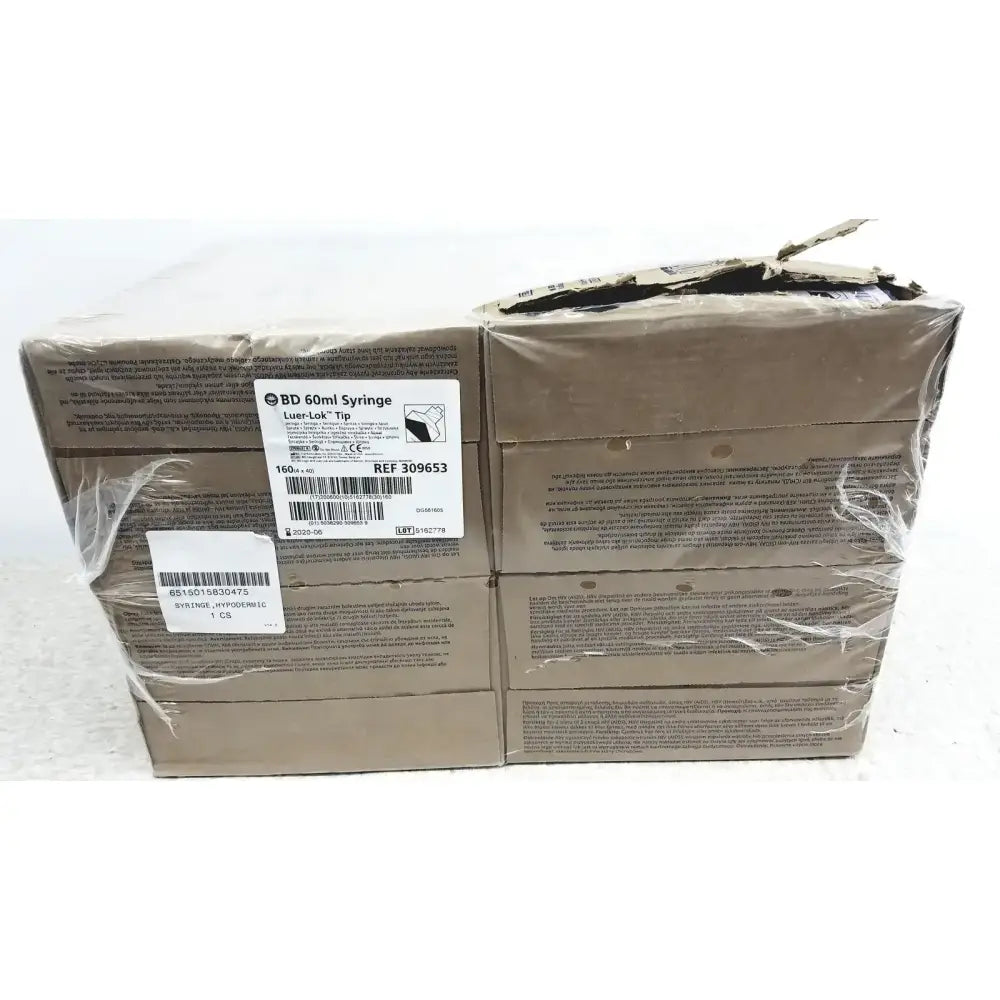 BD 160 Piece (4x40) BD 60ml Syriinge Luer-Lok Tip Ref 309653 Syringes, second-hand product photo 1
