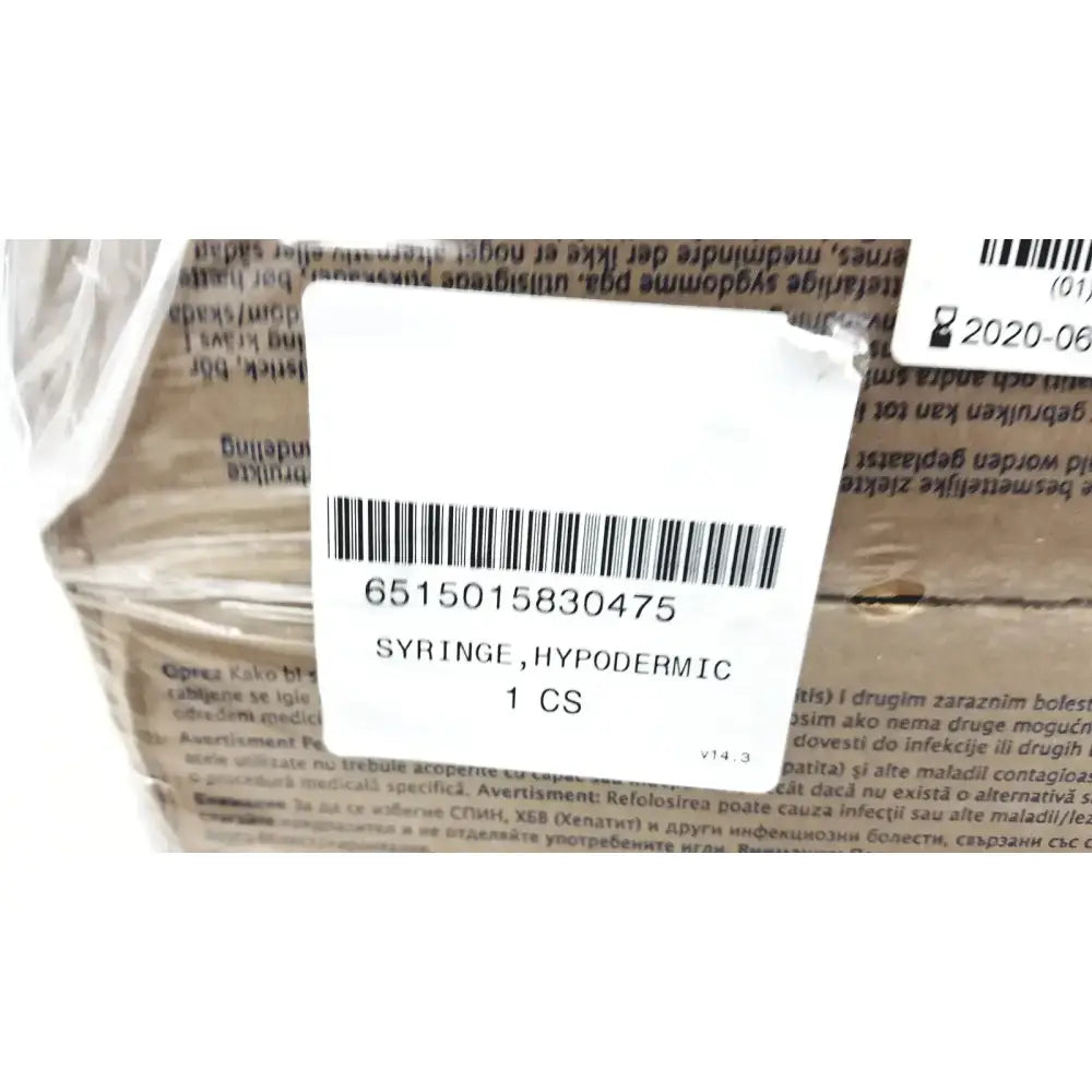 BD 160 Piece (4x40) BD 60ml Syriinge Luer-Lok Tip Ref 309653 Syringes, second-hand product photo 3