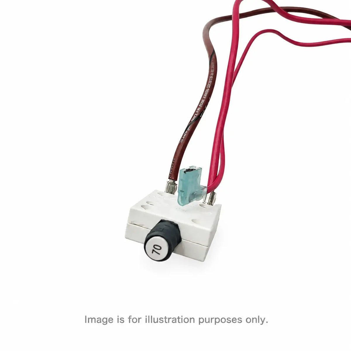 1648-009-070 70A Microswitch with 2 Wire Leads - Microswitch