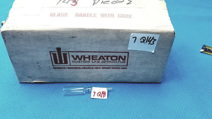 1ml clear glass ampoule made of low borosilicate with a narrow neck and rounded body labeled 7 q143