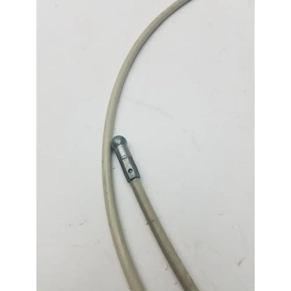 Gray braided sided cable with metallic silver-toned connector for g-bbdf6-59n product use