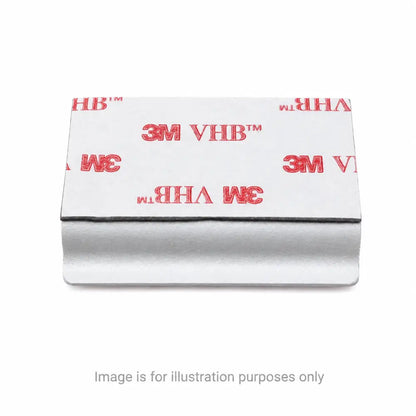 2 PIN Metal Plate Wall Socket With Back Double Tape - Wall Socket