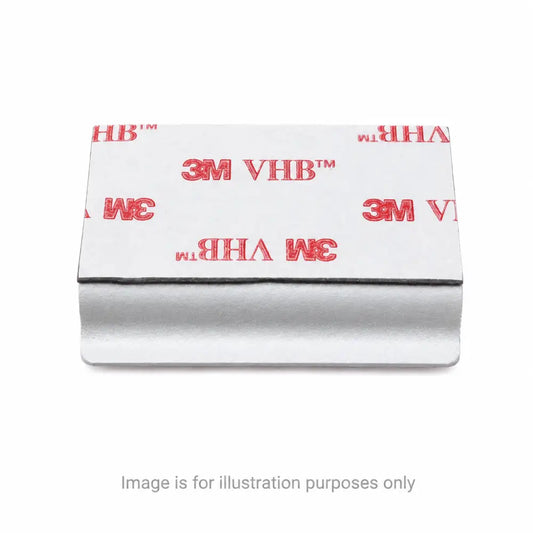2 PIN Metal Plate Wall Socket With Back Double Tape - Wall Socket