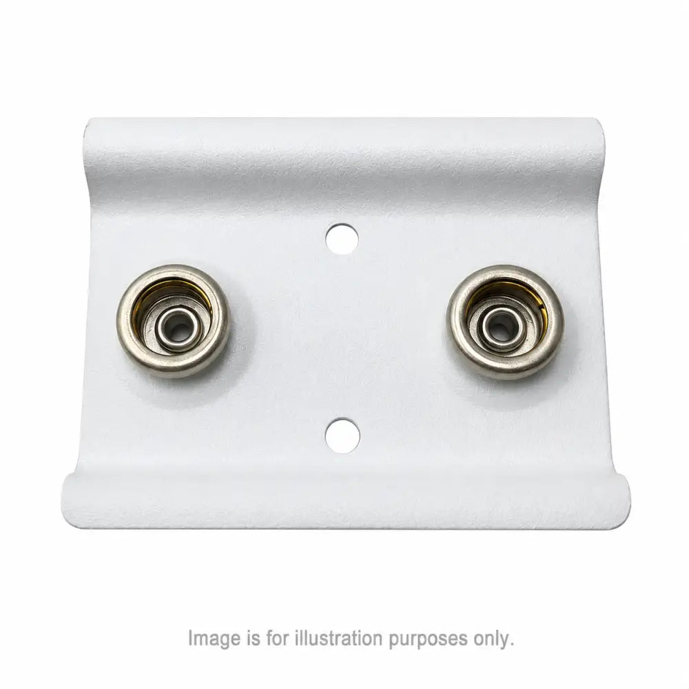 2 PIN Metal Plate Wall Socket With Back Double Tape - Wall Socket