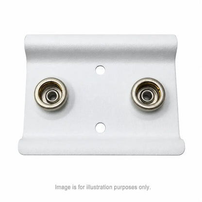 2 PIN Metal Plate Wall Socket With Back Double Tape - Wall Socket
