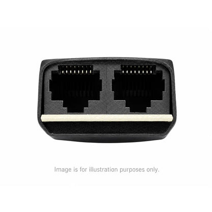 2-Port Female to USB-A Female Breakout Adapter Ethernet Splitter/Coupler - Adapter