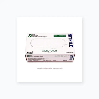 200-Gloves - Ansell Micro-Touch PF Nitrile Medical Examination Small 6034301 - Disposable Gloves