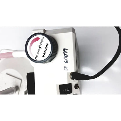White precision medical vacuum pump with black knob model ee 6099 in 2011 precision medical easy go vac aspirator
