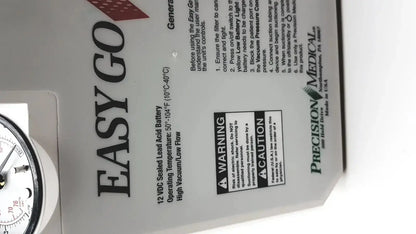 Precision Medical 2011 Precision Medical Easy Go Vac Aspirator With Bottle Medical Suction Aspirator, second-hand product photo 3