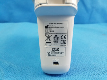 Welch Allyn Braun ThermoScan PRO 6000 Ear Thermometer With Base