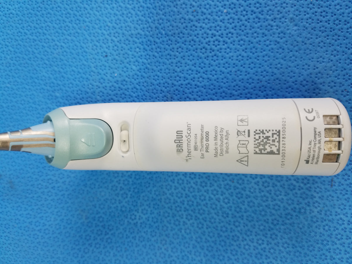 Welch Allyn Braun ThermoScan PRO 6000 Ear Thermometer With Base