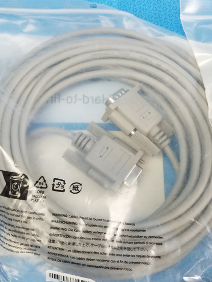 Lot of 3 StarTech 25ft Straight Through Serial Cable DB9 Male To Female MXT100_25