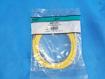 Panduit NetKey NK6PC12YLY CAT6 UTP Copper Patch Cable 12FT