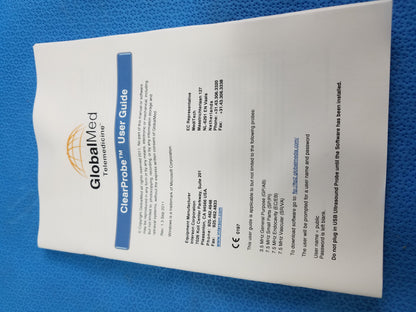 GlobalMed AB Ultrasound ClearProbe With Case S/N 05313
