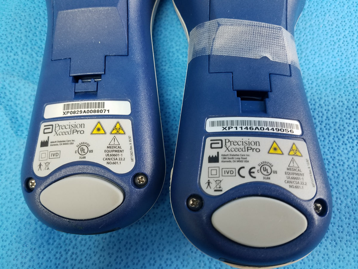 Lot of 2 Abbott Precision Xceed Pro Blood Glucose Meters