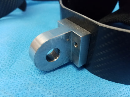 Lot of 3 Carbon Fiber Surgical Positioning Cuffs With Clevis Mounts 6R 7L 6L