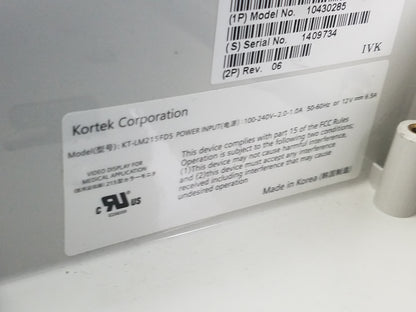 Siemens 10430285 Flat Panel Display Monitor KT-LM215FDS