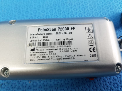 Micro Medical Devices PalmScan P2000 Fastpach Pachymeter With Case