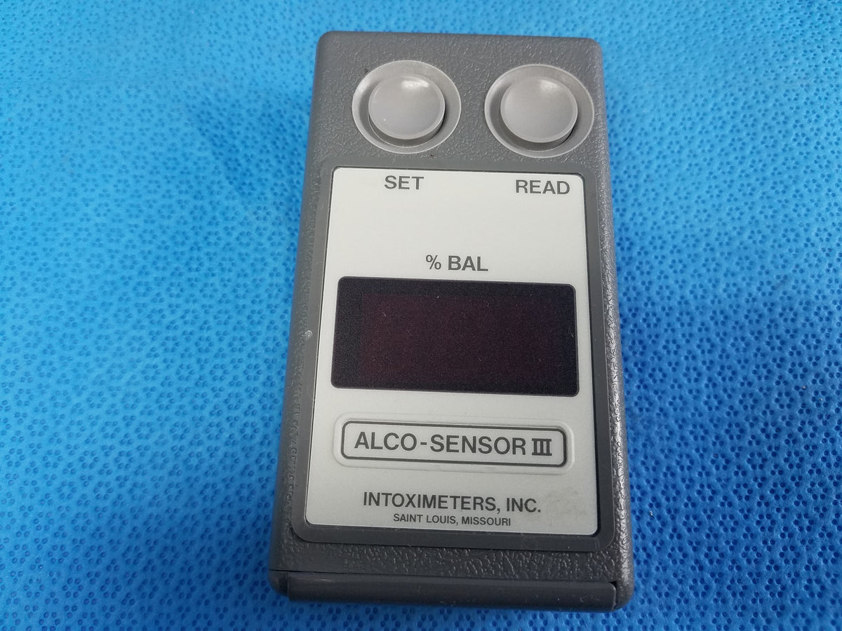 Intoximeters Inc Alco-Sensor III Breathalyzer With Case & Straws