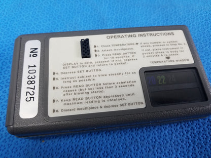 Intoximeters Inc Alco-Sensor III Breathalyzer With Case & Straws
