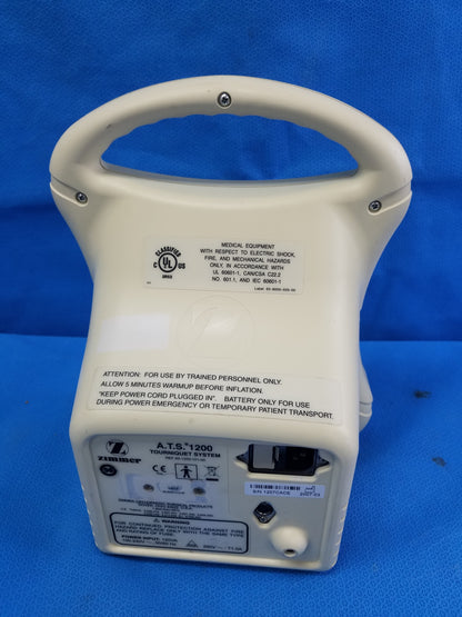 Zimmer ATS 1200 Tourniquet System Ref 60-1200-101-00