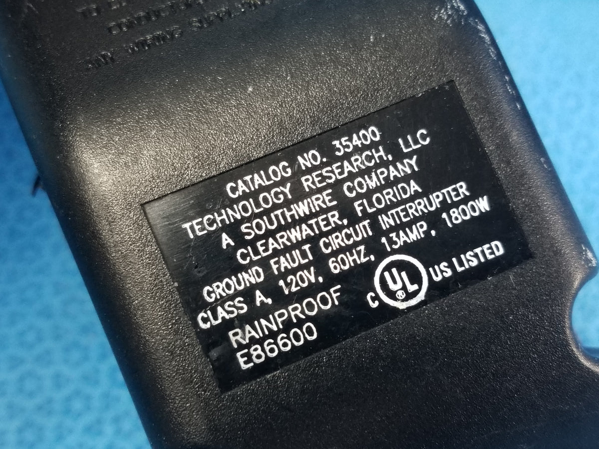 Ground Fault Circut Interrupter With 120V GFCI Power Cord
