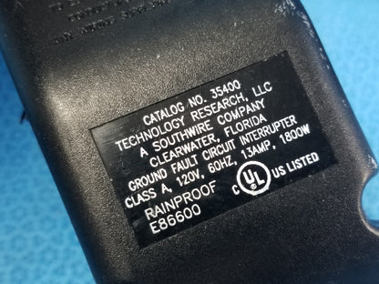 Ground Fault Circut Interrupter With 120V GFCI Power Cord