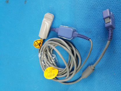 Nellcor DOC-10 Spo2 Adapter Cable With Sensor