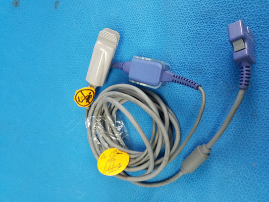 Nellcor DOC-10 Spo2 Adapter Cable With Sensor