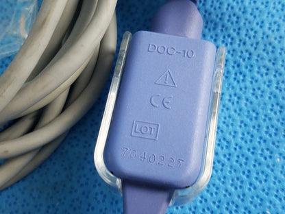 Nellcor DOC-10 Spo2 Adapter Cable With Sensor
