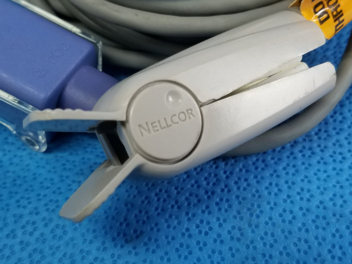 Nellcor DOC-10 Spo2 Adapter Cable With Sensor