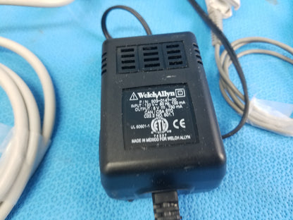Welch Allyn 53NTO Vital Signs Patient Monitor With Power Supply & SpO2 Sensor