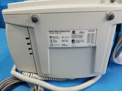 Welch Allyn 53NTO Vital Signs Patient Monitor With Power Supply & SpO2 Sensor