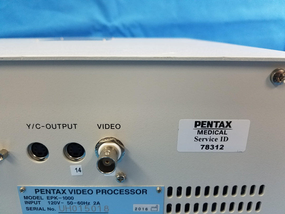 Pentax EPK-1000 Endoscopy Video Processor S/N UH015018