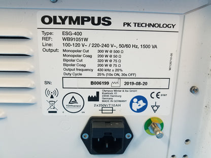 Olympus ESG-400 Electrosurgical System Ref WB91051W