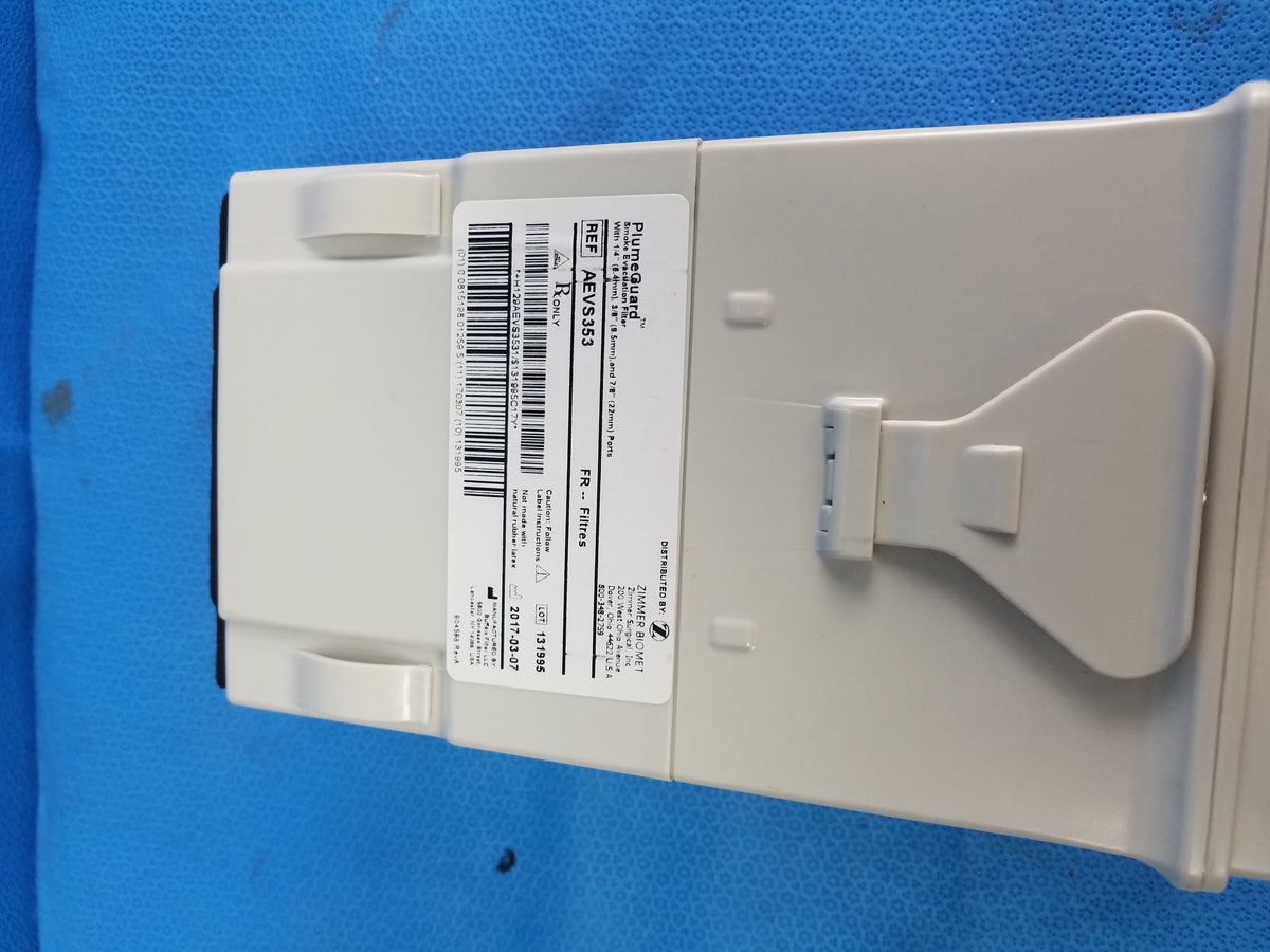 Zimmer Biomet PlumeGuard Smoke Evacuation Filter Ref AEVS353