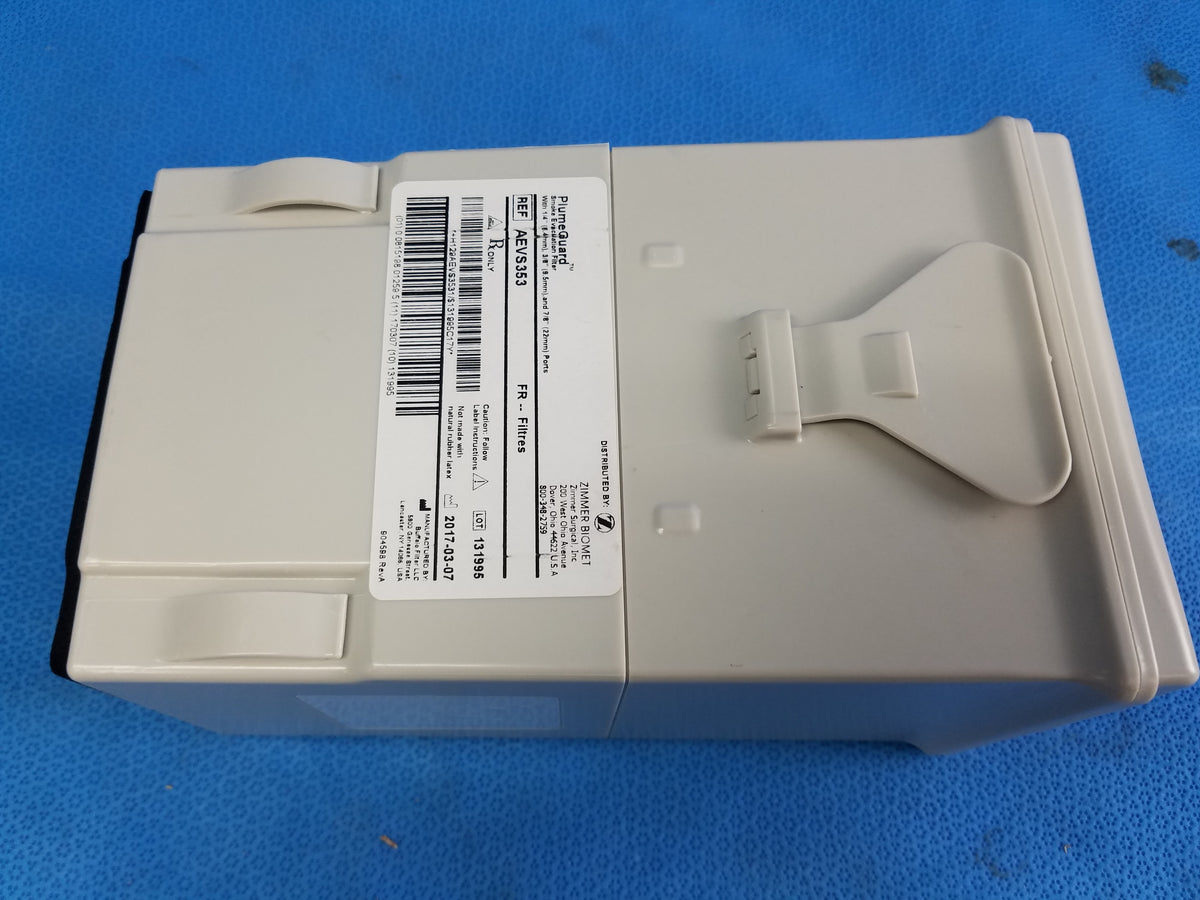 Zimmer Biomet PlumeGuard Smoke Evacuation Filter Ref AEVS353