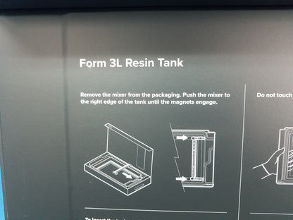 Formlabs Form 3L Resin Tank / Vat Tray