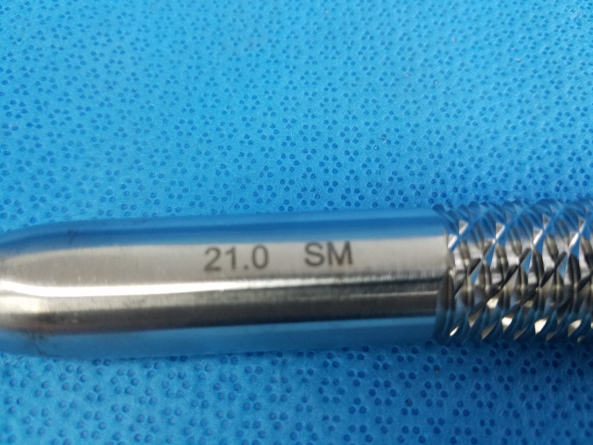 Orthopedic Femoral Compaction Broach Rasp Size 21.0 SM Hip Arthroplasty