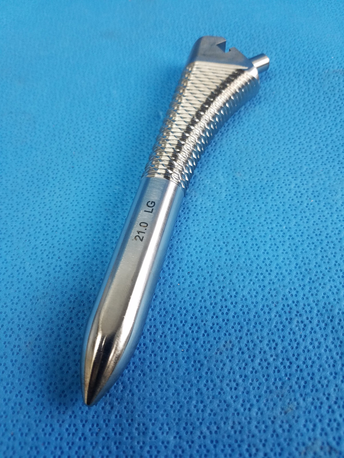 Orthopedic Hip Arthroplasty Femoral Compaction Broach Rasp Size 21.0 LG