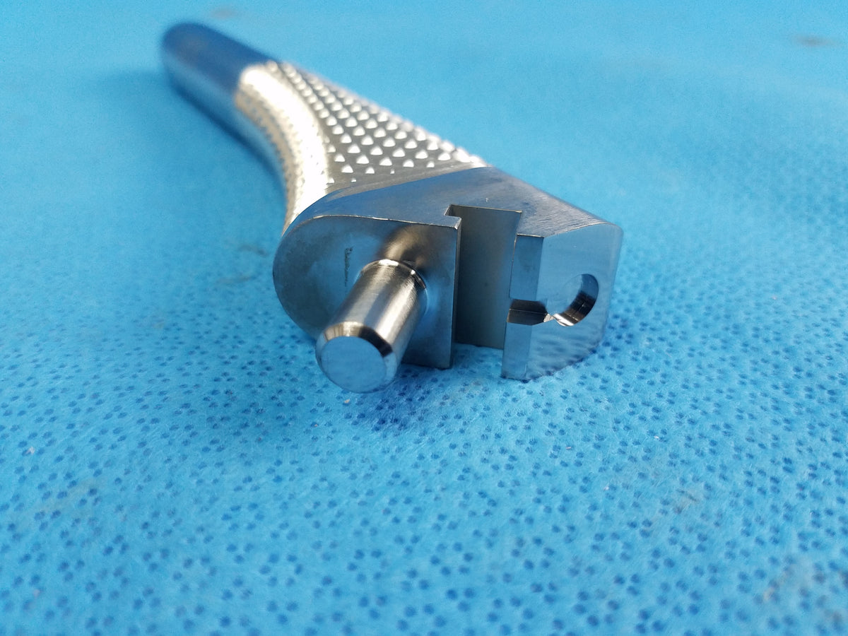 Orthopedic Hip Arthroplasty Femoral Compaction Broach Rasp Size 21.0 LG