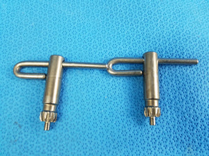 Lot of 2 Orthopedic Surgical Bone Drill Jacobs Chuck Key
