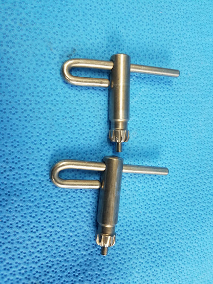Lot of 2 Orthopedic Surgical Bone Drill Jacobs Chuck Key
