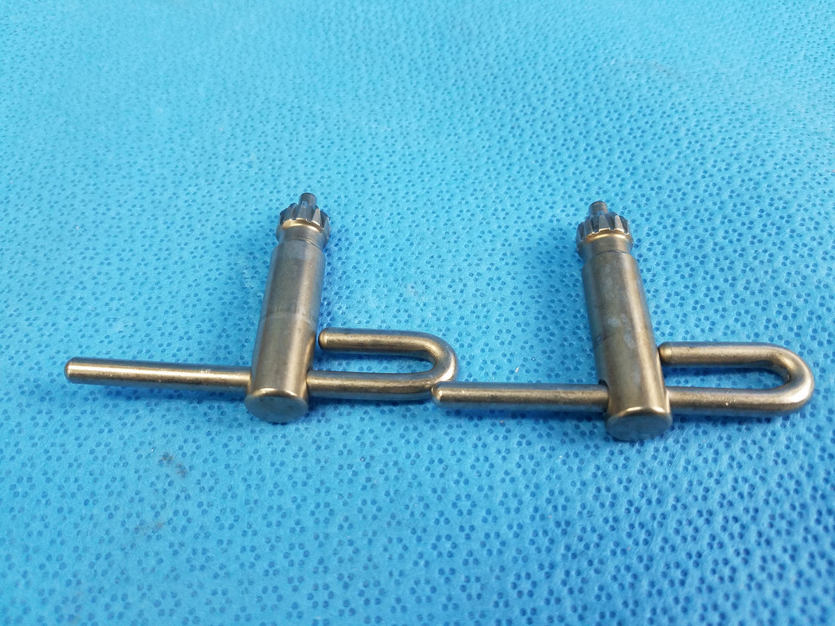 Lot of 2 Orthopedic Surgical Bone Drill Jacobs Chuck Key