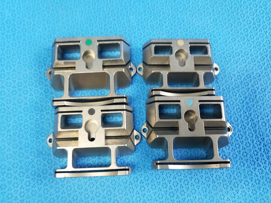 Lot of 4 Orthopedic Femoral Cutting Guide Blocks Surgical Instruments