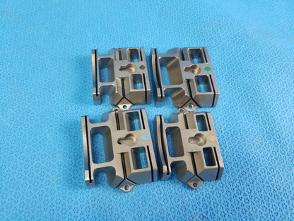 Lot of 4 Orthopedic Femoral Cutting Guide Blocks Surgical Instruments