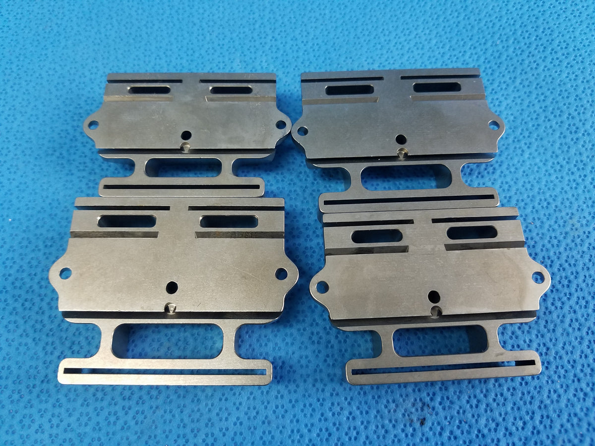 Lot of 4 Orthopedic Femoral Cutting Guide Blocks Surgical Instruments