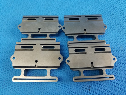 Lot of 4 Orthopedic Femoral Cutting Guide Blocks Surgical Instruments
